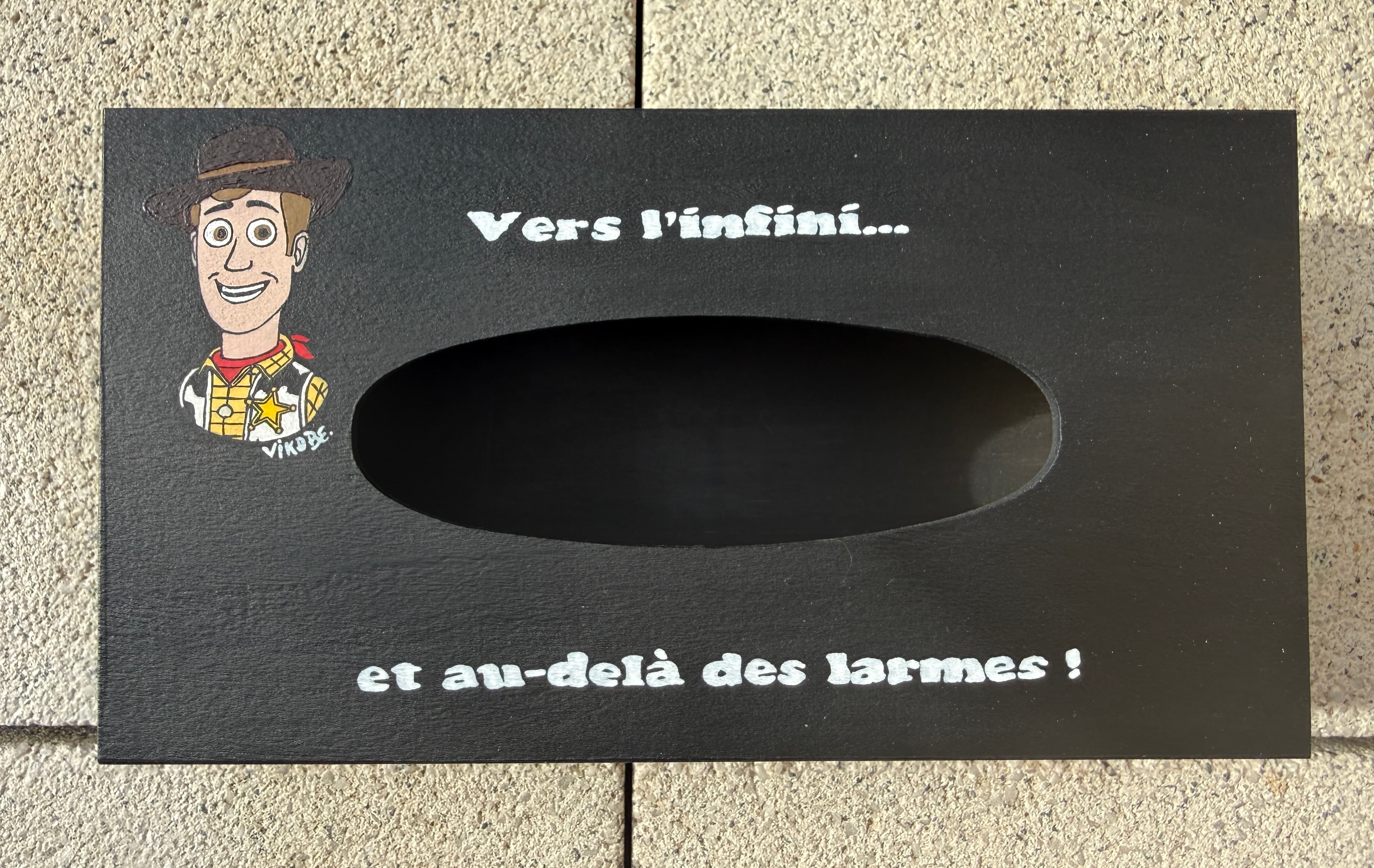 Boite à mouchoirs - Woody